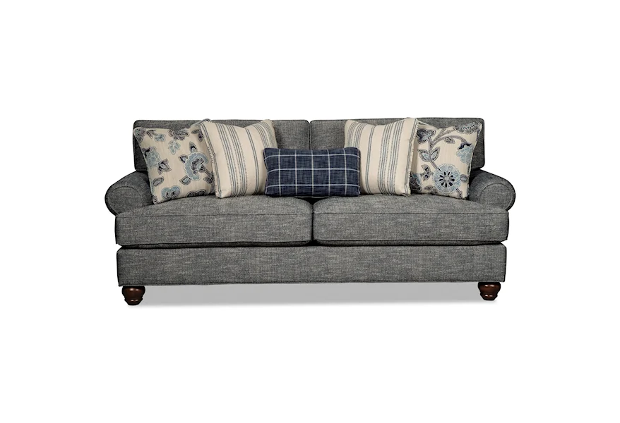 773550 Queen Sleeper Sofa by Hickory Craft at Godby Home Furnishings
