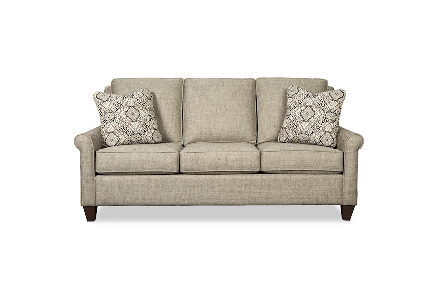 784850 Queen Sleeper Sofa w/ MemoryFoam Mattress by Hickorycraft at Howell Furniture
