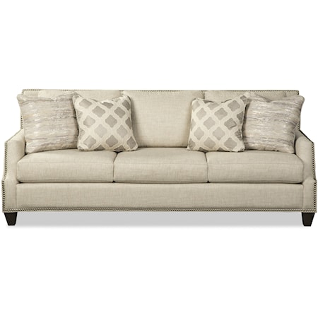 Transitional Sofa with Nailhead Trim