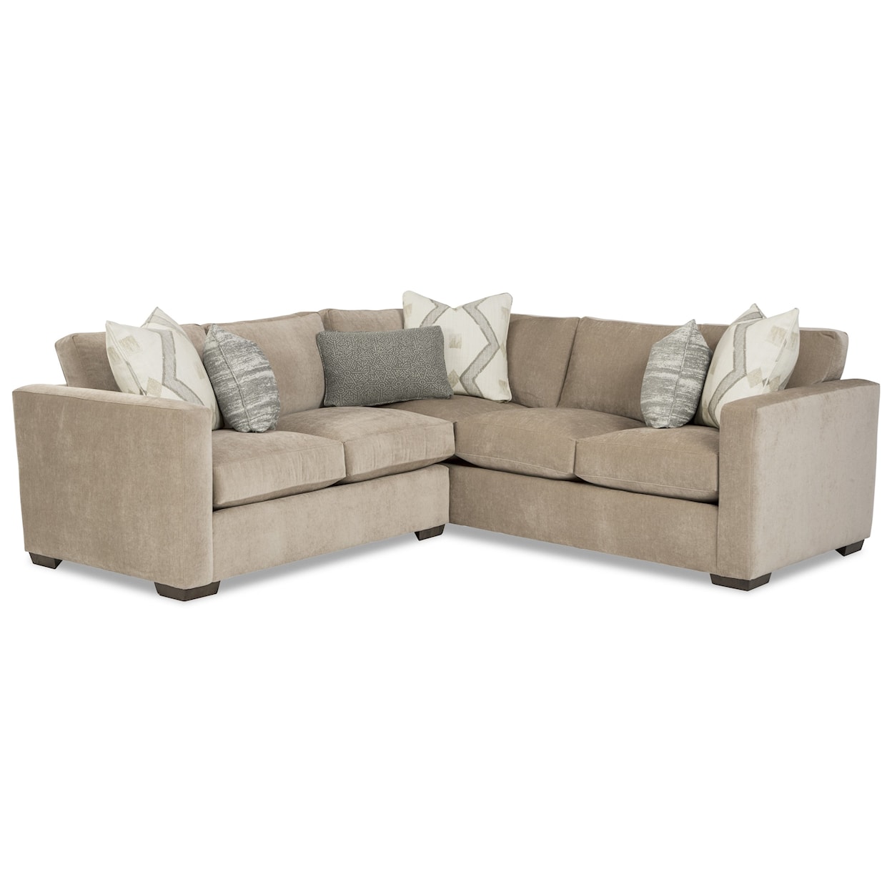 Hickory Craft 792750BD 2-Piece Sectional with RAF Corner Sofa