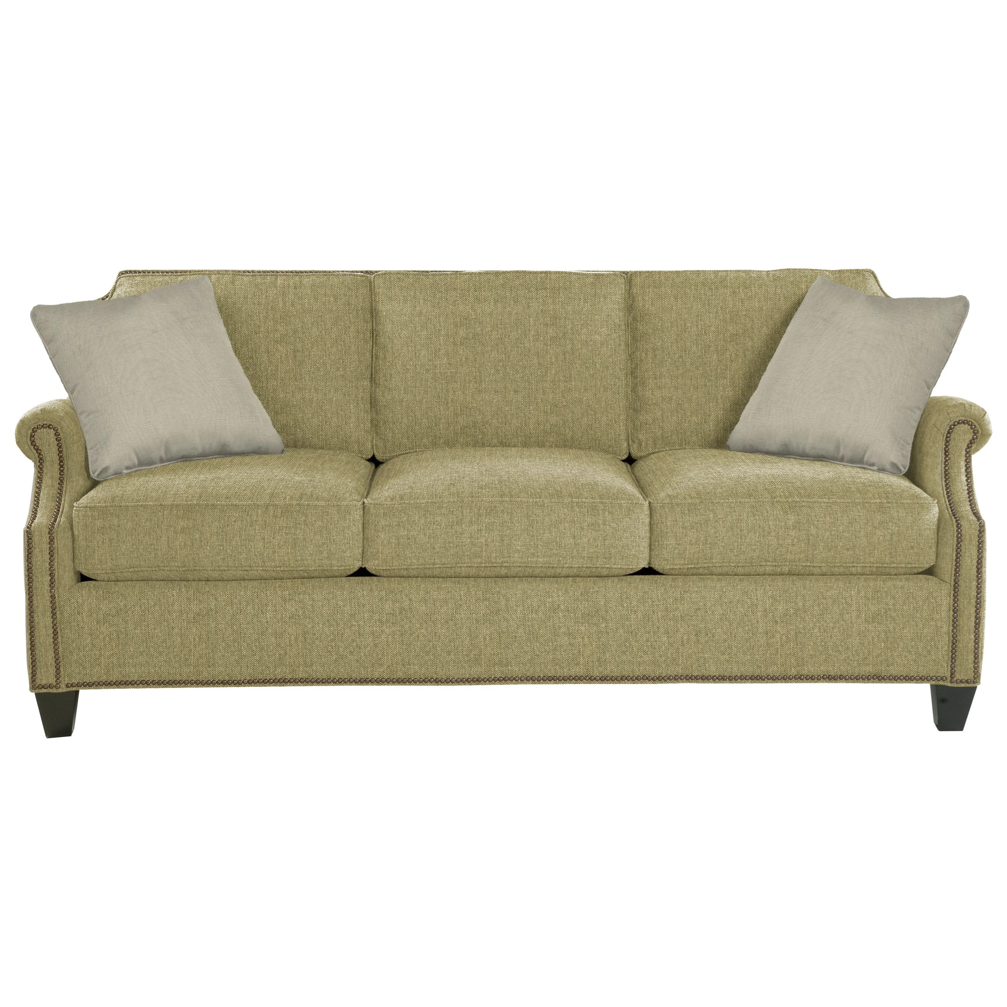 Hickorycraft 9383 938350 Transitional Sofa with Clipped Corner Shape