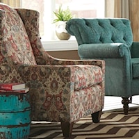 Transitional Wing Chair