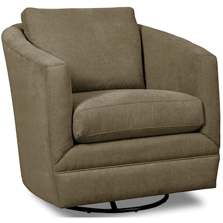 Swivel Barrel Chair