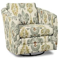 Swivel Barrel Chair