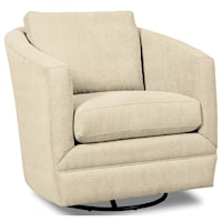 Swivel Barrel Chair