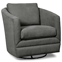 Swivel Barrel Chair