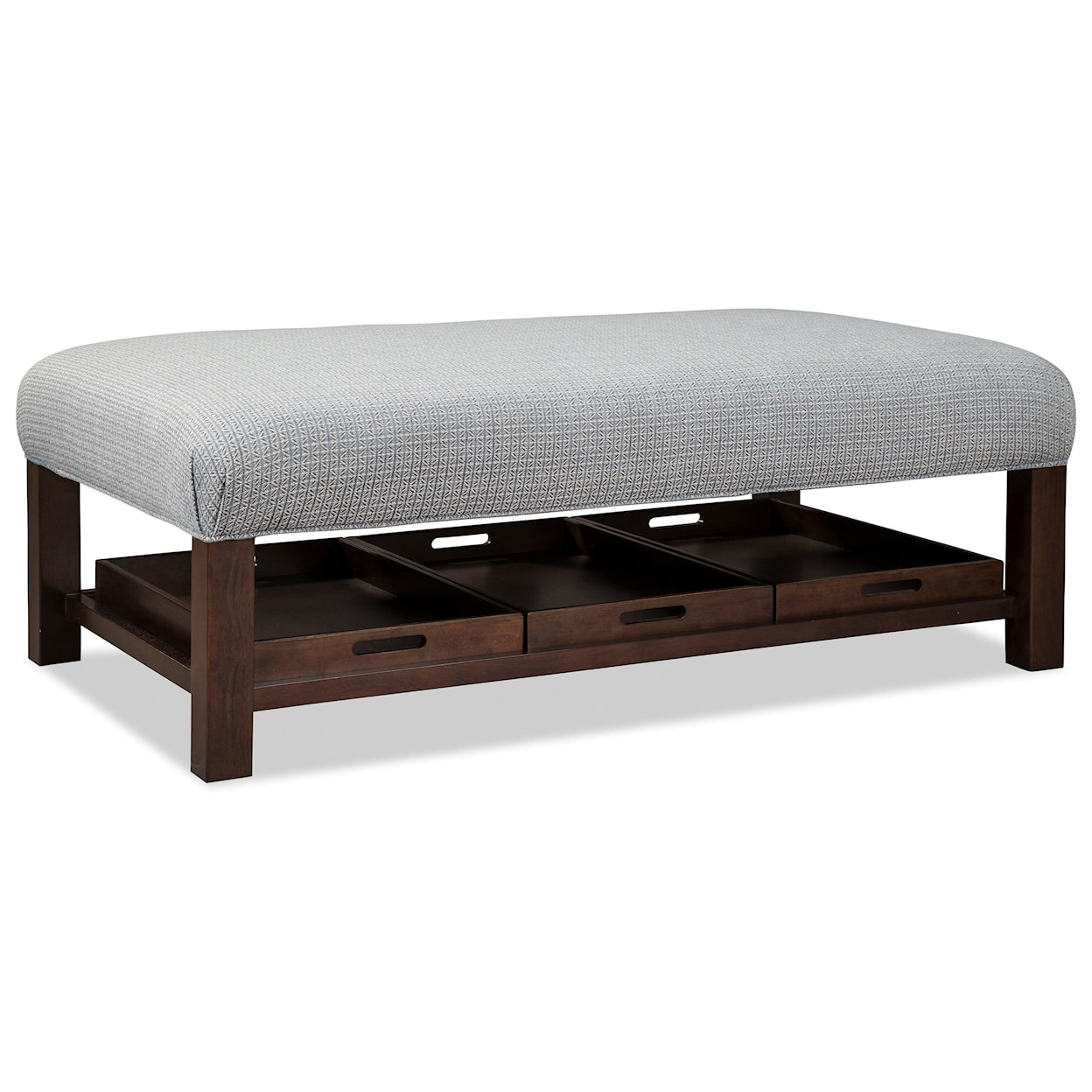 Hickorycraft 034500 Storage Bench Ottoman with Tray Storage