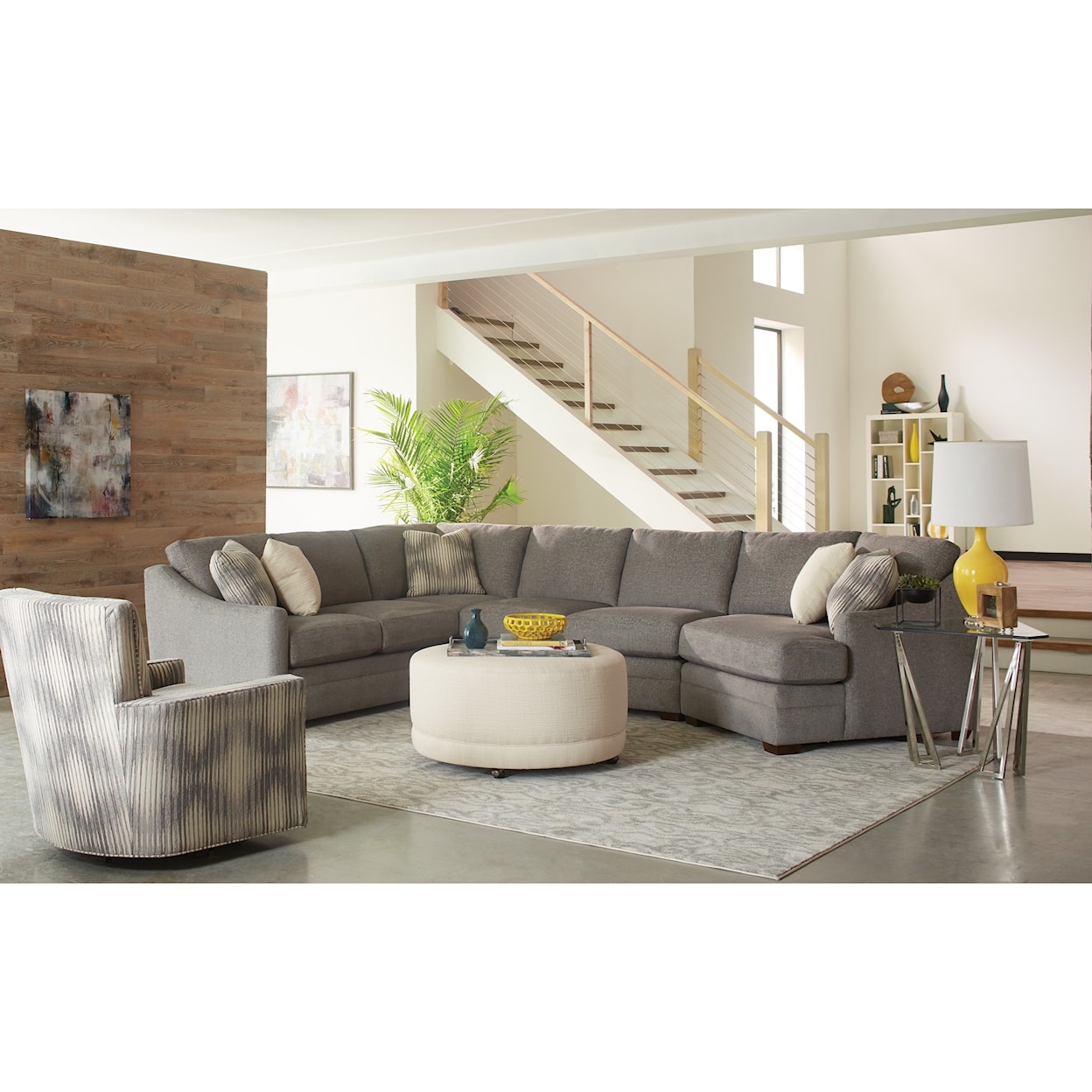 Craftmaster F9 Custom Collection 3 pc Sectional Sofa