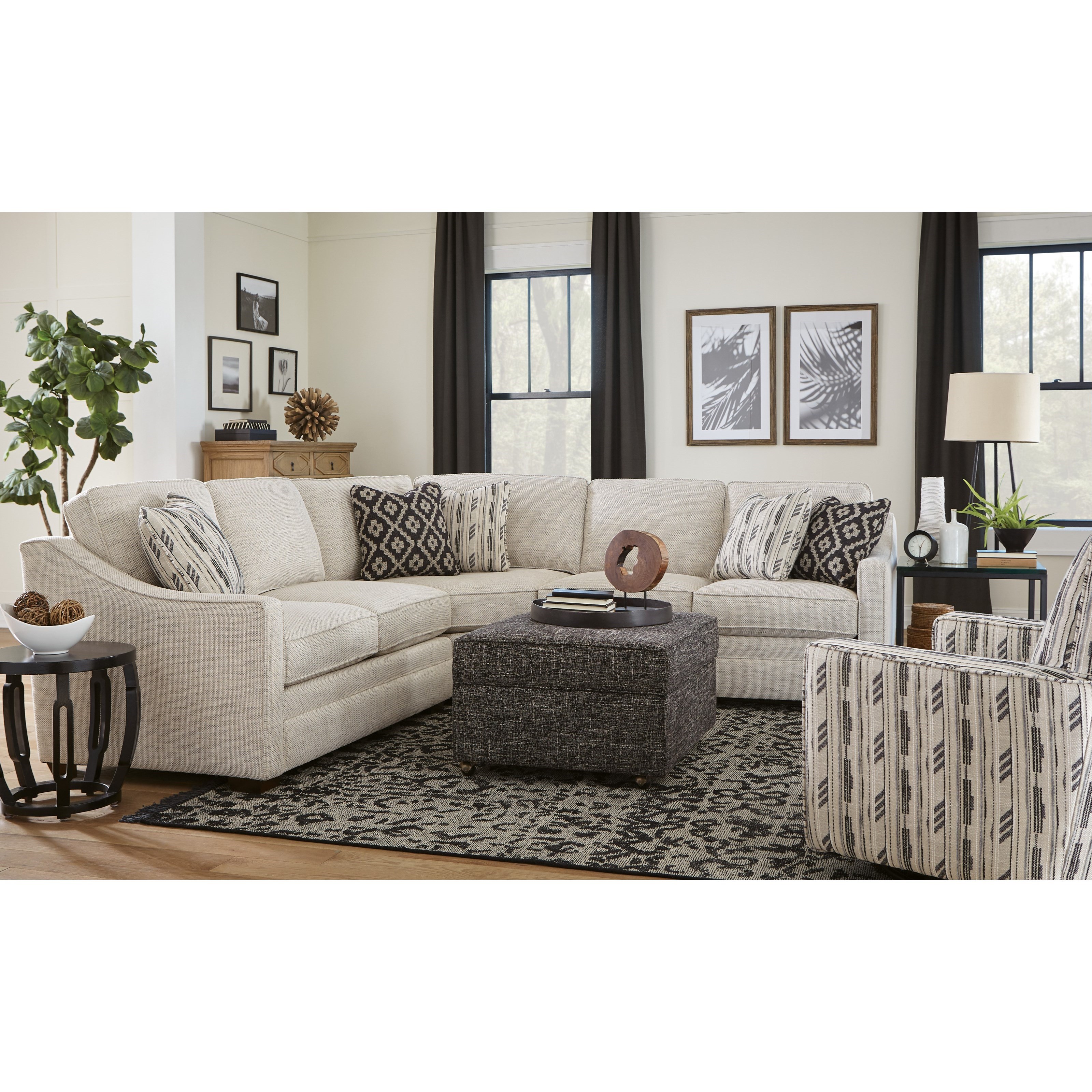 Customizable 3-Piece Sectional