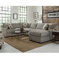 Customizable Four Piece Sectional Sofa