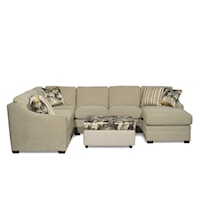 Customizable 3-Piece Sectional with LAF Sofa w/ Return