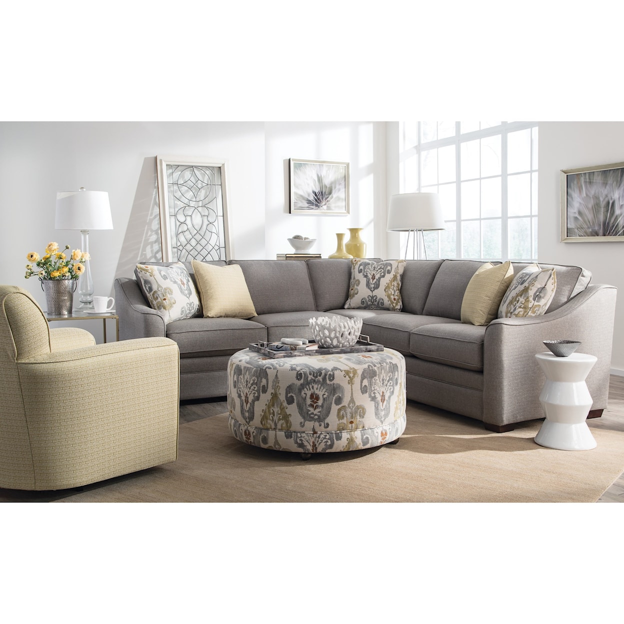 Hickory Craft F9 Custom Collection Living Room Group