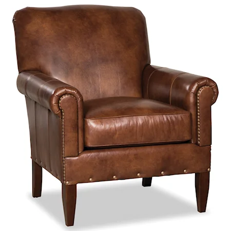 Transitional Leather Chair