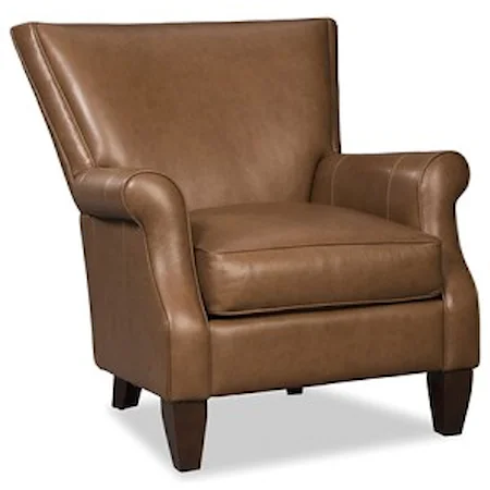 Transitional Leather Chair