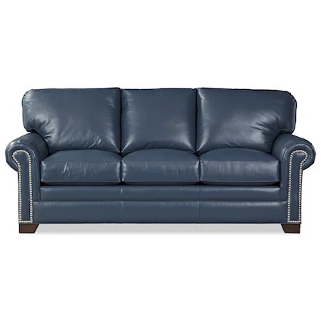 Transitional Sofa with Nailhead Trim