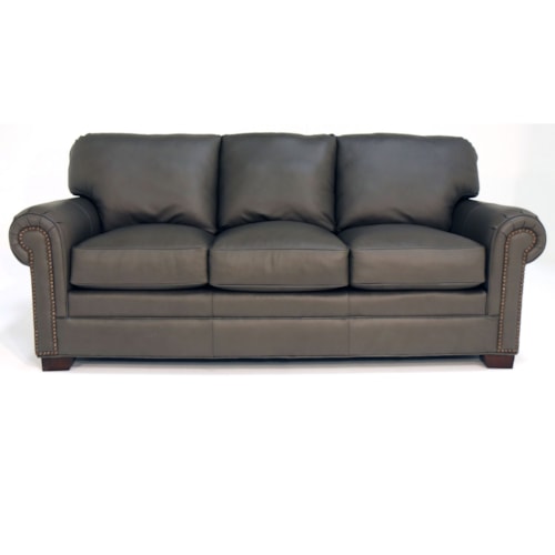 Transitional Sofa with Nailhead Trim
