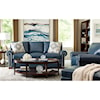 Craftmaster L756650 Sofa w/ Nailheads & Pillows