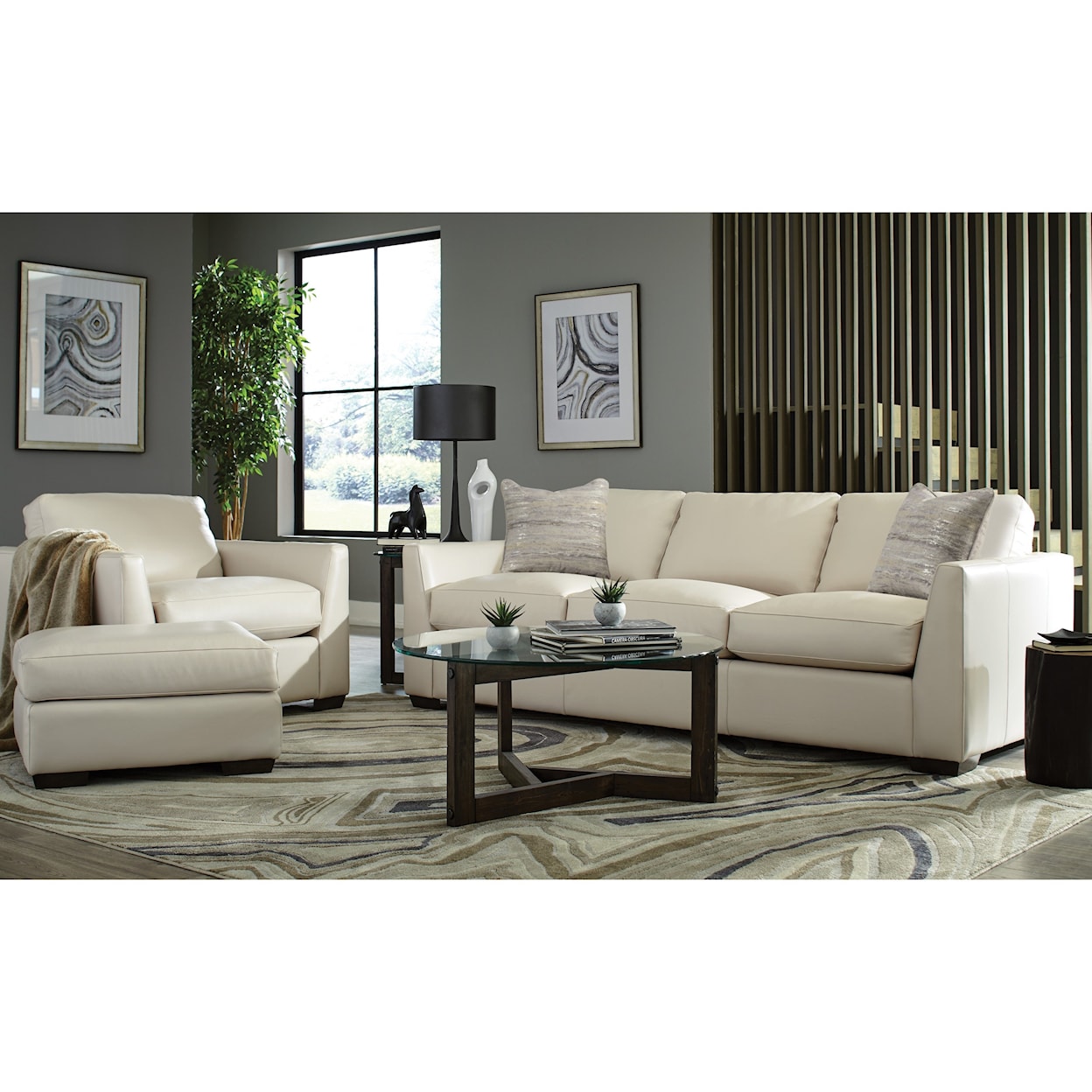 Craftmaster L783950 95" Sofa w/ Pillows