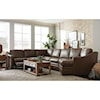 Craftmaster L9 Leather Design Options Custom 3 Pc Sectional Sofa w/ Power Recliner