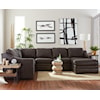 Craftmaster L9 Leather Design Options Custom 3 Pc Sectional Sofa w/ Power Recliner