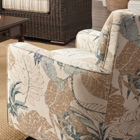 Upholstered Swivel Glider