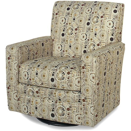 Craftmaster Swivel Chairs 004910SG Contemporary Upholstered Swivel ...