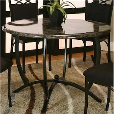 Round Table w/ Faux Marble Top