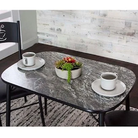 Casual Kitchen Table with Laminate Top