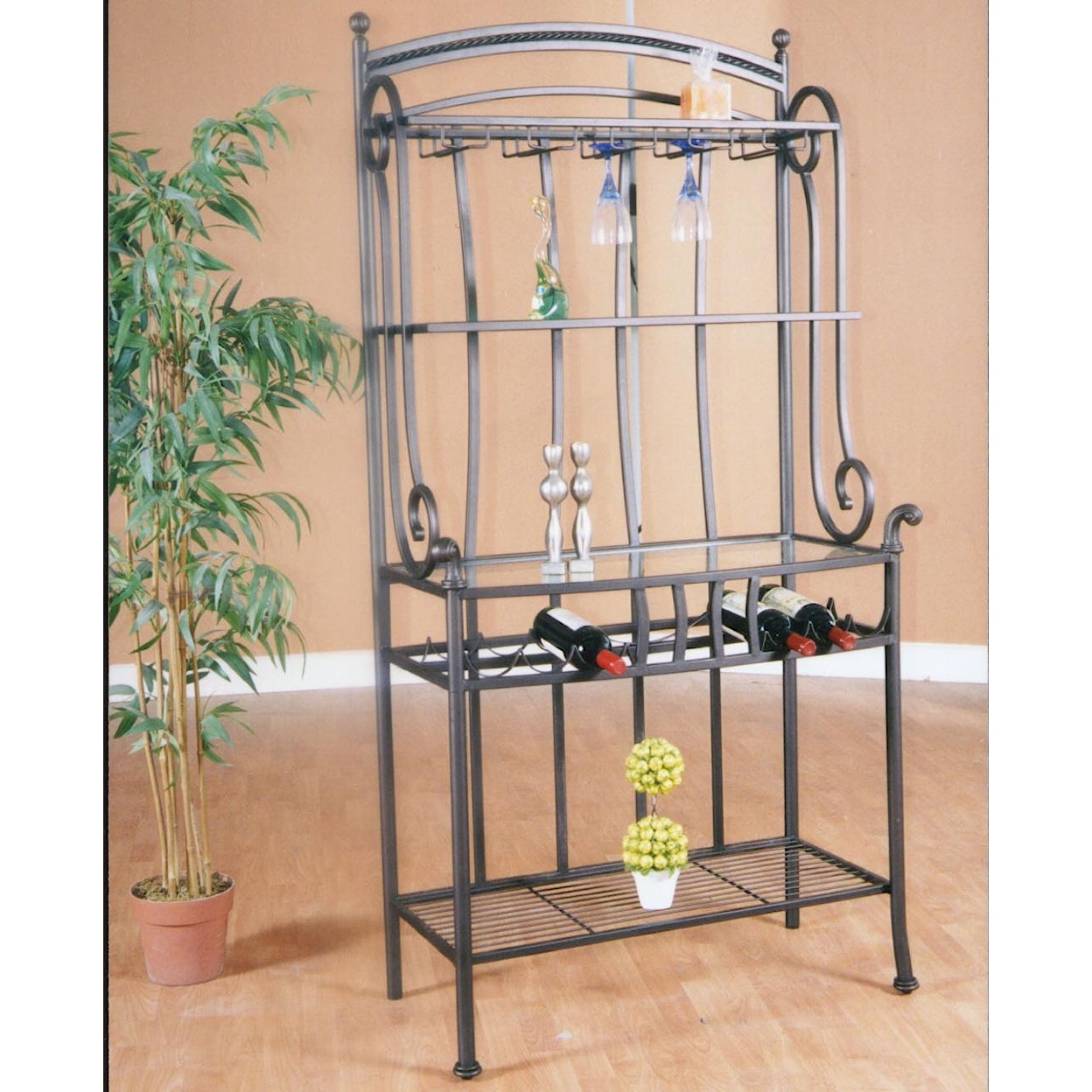 Cramco, Inc Denali Molten Earth/Glass Baker's Rack