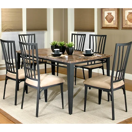 Table and Chair 7 Piece Set