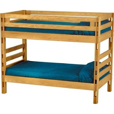 Twin/Twin Bunkbed w/ Ladder Sides