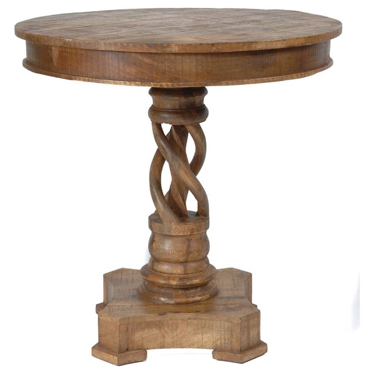 Crestview Collection Accent Furniture Bengal Manor Mango Wood Twist Accent Table