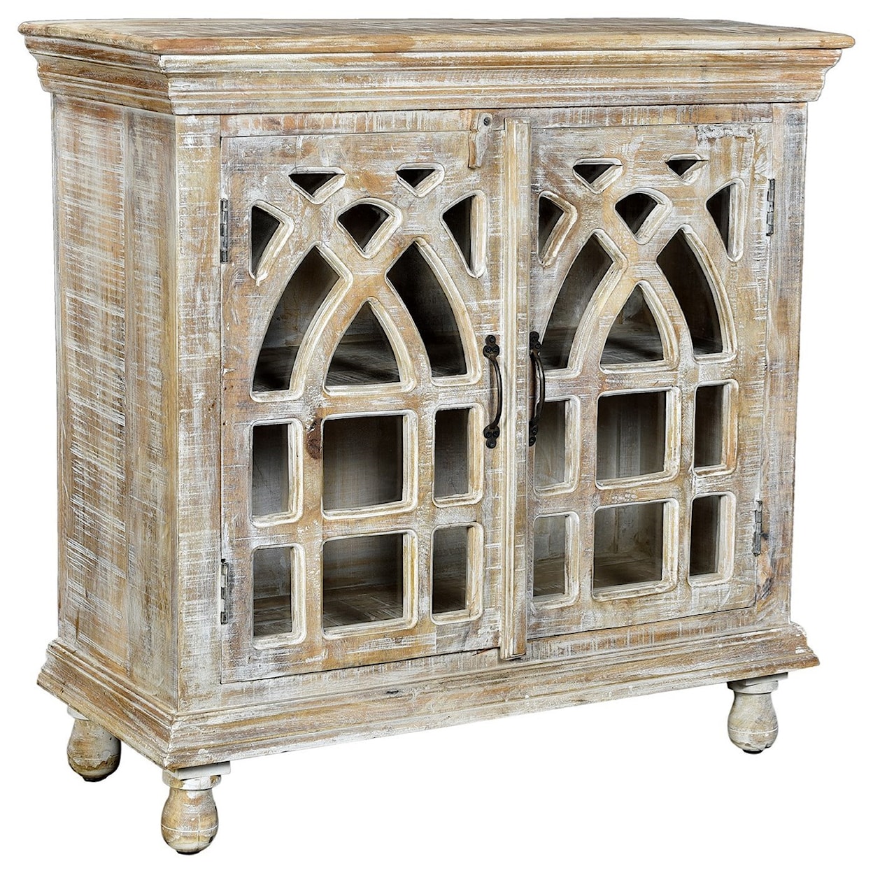 Crestview Collection Accent Furniture Bengal Manor Light Mango Wood Cabinet