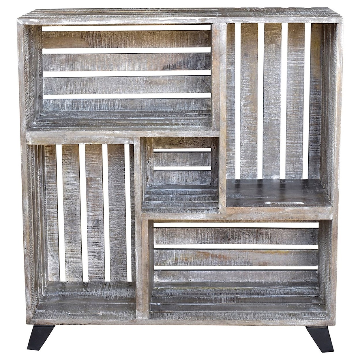 Crestview Collection Accent Furniture Bengal Manor Mango Wood Reclaimed Crates Boo