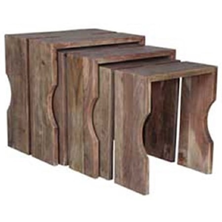 Acacia Wood Nested Tables