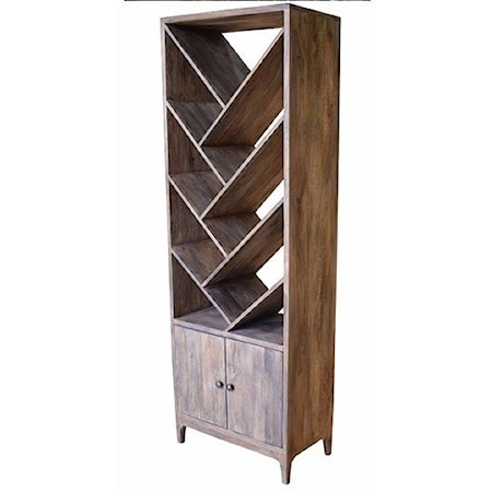 Mango Wood 2 Door Etagere