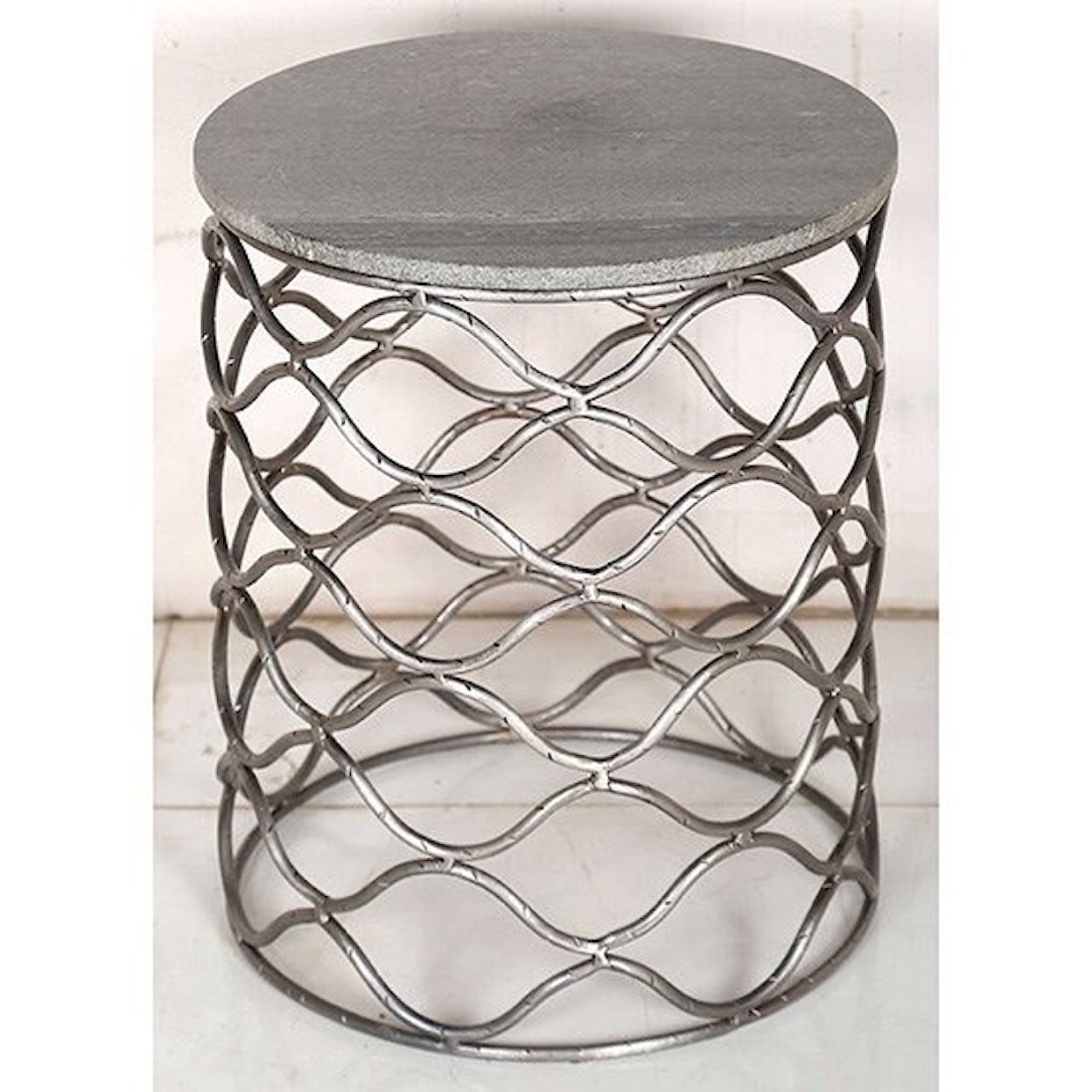 Crestview Collection Accent Furniture Solid Iron Accent Table