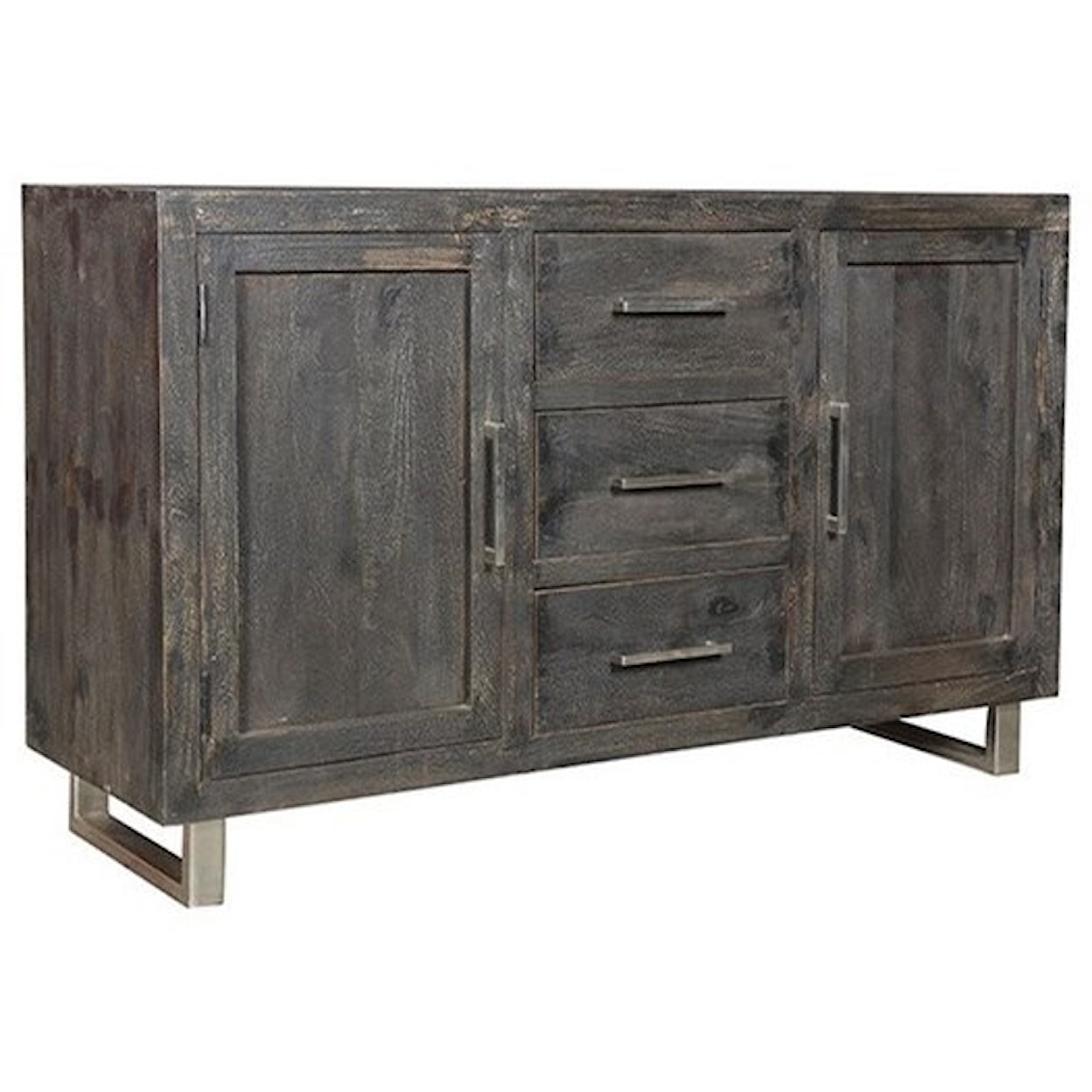 Crestview Collection Accent Furniture Mango Wood Ebony Sideboard