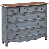 Shoreview Cabinet with Six Drawers