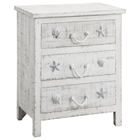 Seaside Sand 3 Drawer Chest