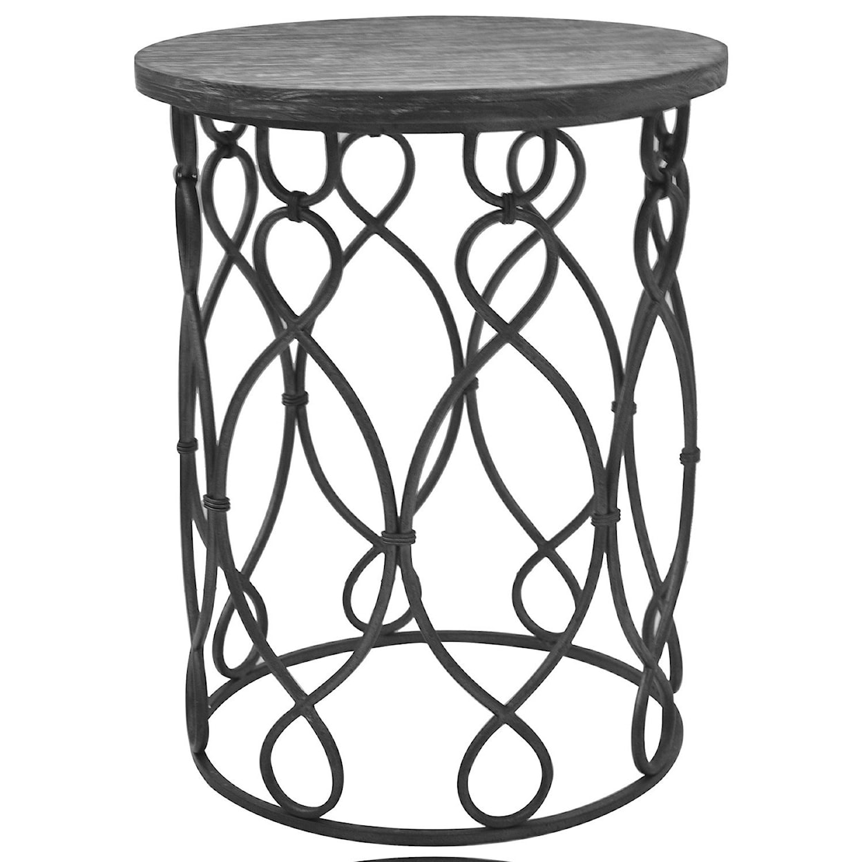 Crestview Collection Accent Furniture Grand Junction Wood & Metal Table