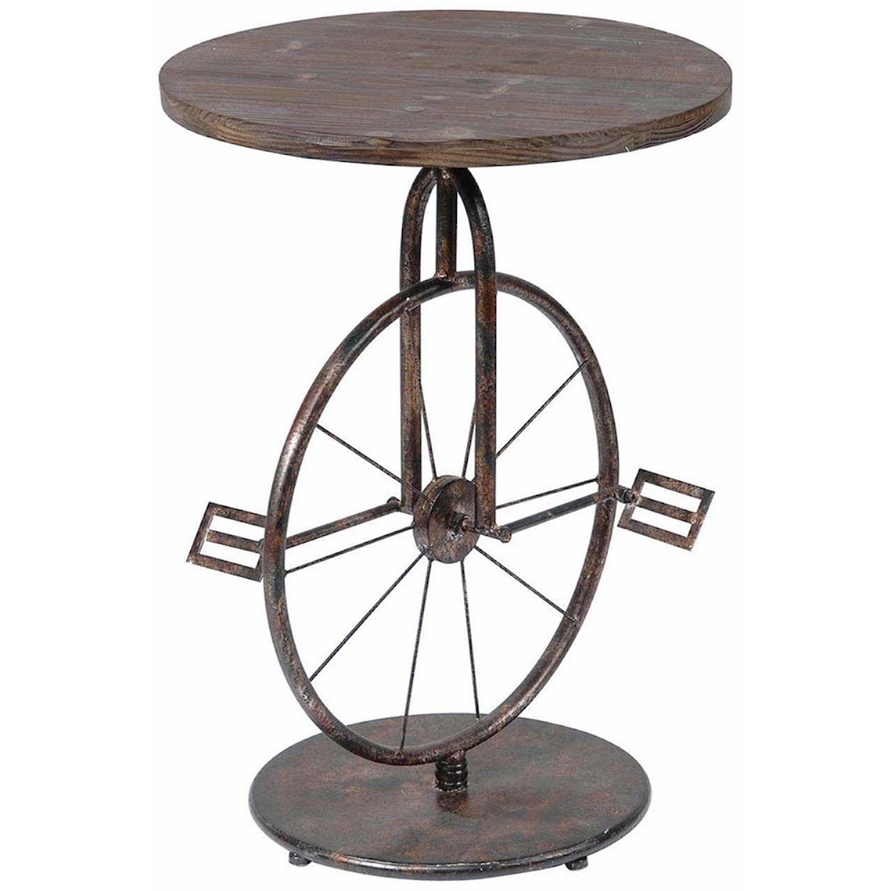 Crestview Collection Accent Furniture Sierra Bicycle Accent Table