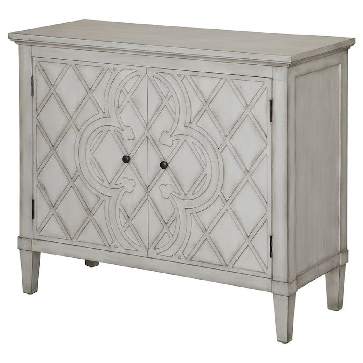 Crestview Collection Accent Furniture Berkshire Scalloped Top Accent Table