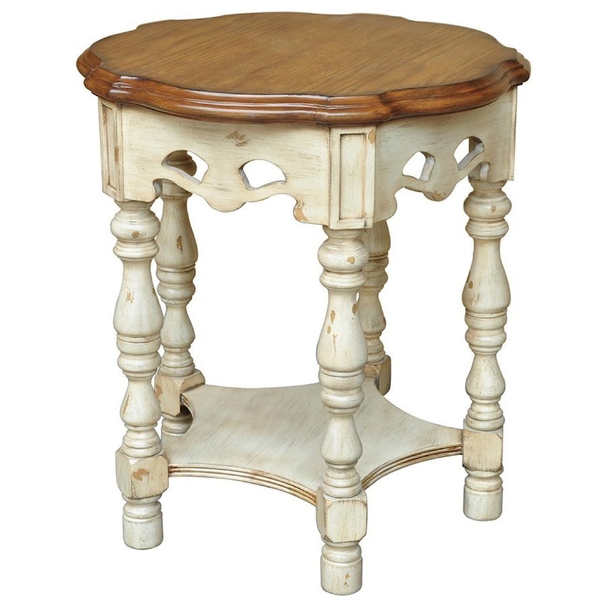 Crestview Collection Accent Furniture Somerset Two Tone Accent Table