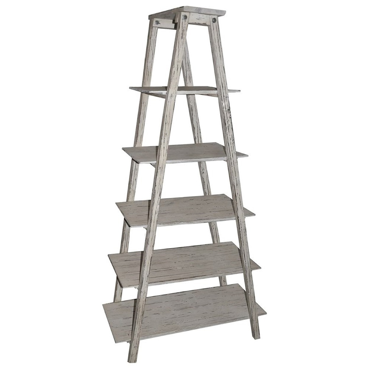 Crestview Collection Accent Furniture Shelby Ladder Etagere