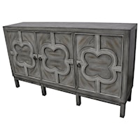 Buckingham Three Door Grey Wash Sideboard