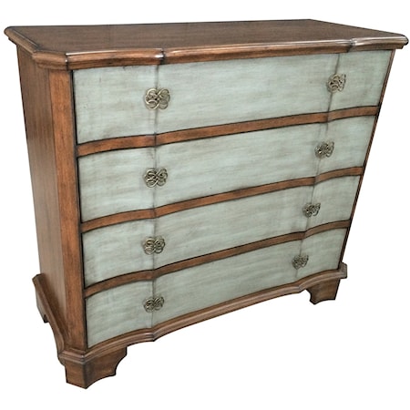 Felicity 4 Drawer 2 Tone Shaped Front Chest