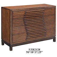 Bradley 4 Drawer Raised Panel Chest in Chestnut Finish