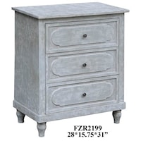 Callaghan 3 Drawer Cloudy Grey Chest
