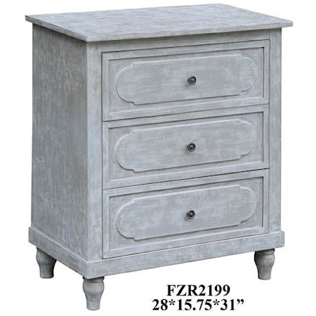 Callaghan 3 Drawer Cloudy Grey Chest